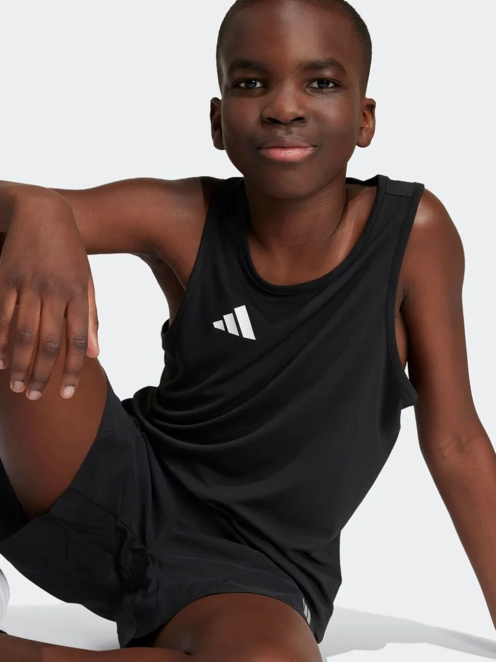 Zwart - adidas Team Kids Tanktop