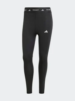 Zwart - adidas TECHFIT 7/8 High Rise Leggings