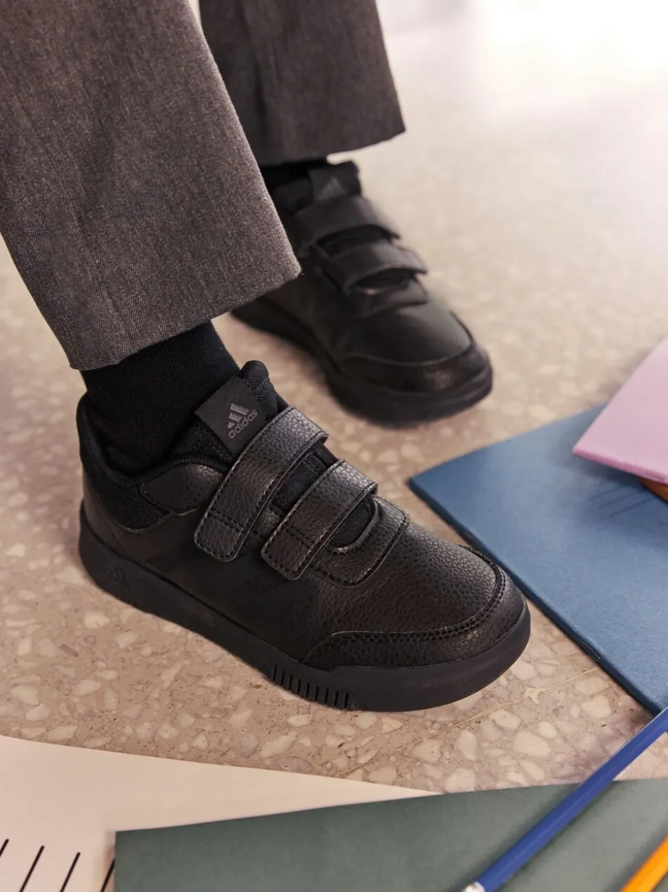 Zwart - adidas Tensaur Kids Trainers