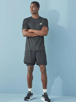 Zwart - adidas Train Essentials trainingsshirt