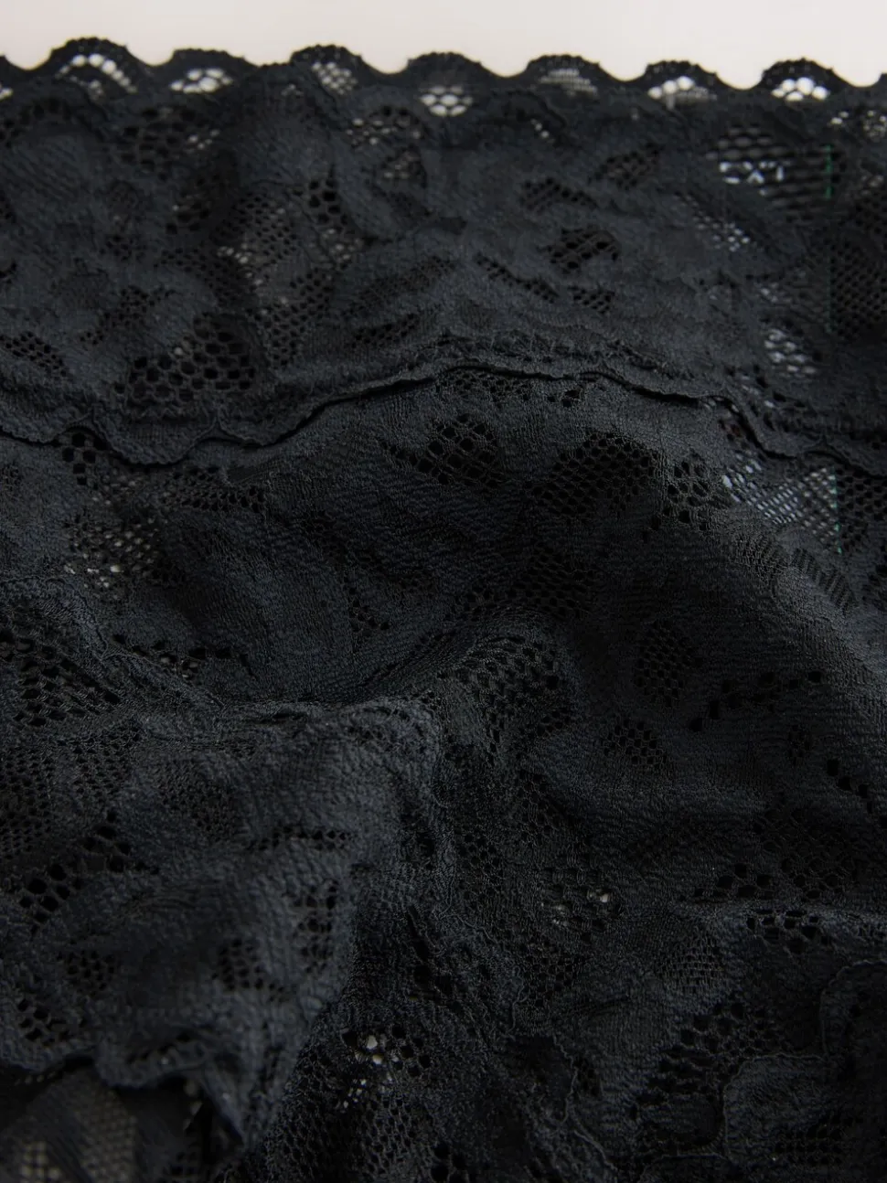 Zwart - All Over Lace Knickers 3 Pack