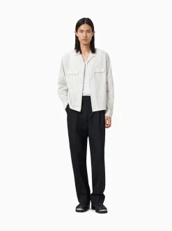 Zwart - AllSaints Tallis Straight Trousers