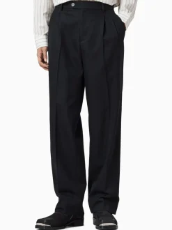 Zwart - AllSaints Tallis Straight Trousers