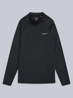 Zwart - Animal Sonny sneldrogend surfhemd met logo voor heren