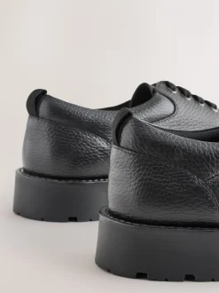 Zwart - Apron Leather Shoes