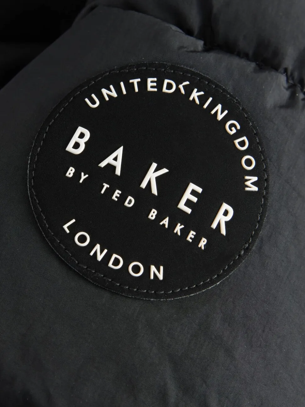 Zwart - Baker by Ted Baker Regenbestendig Gevoerd jack