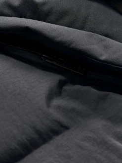 Zwart - Baker By Ted Baker regenbestendige gewateerde lange jas