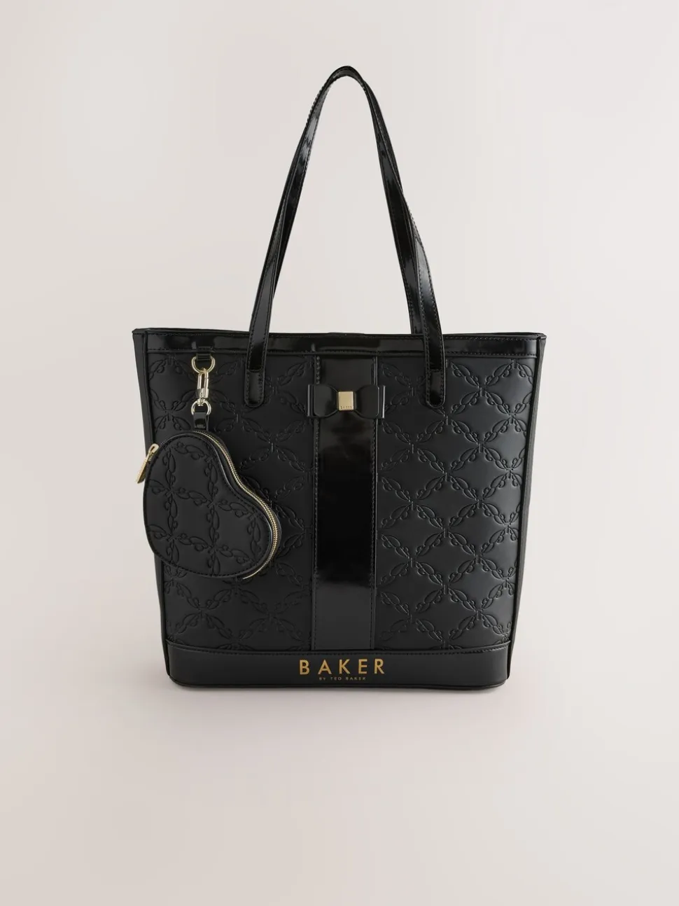 Zwart - Baker by Ted Baker Embossed PU Tote Bag