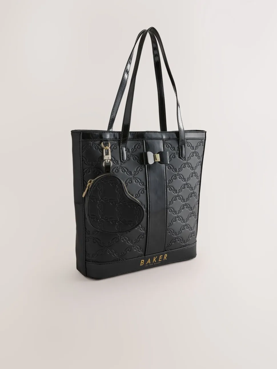 Zwart - Baker by Ted Baker Embossed PU Tote Bag