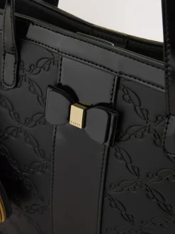 Zwart - Baker by Ted Baker Embossed PU Tote Bag