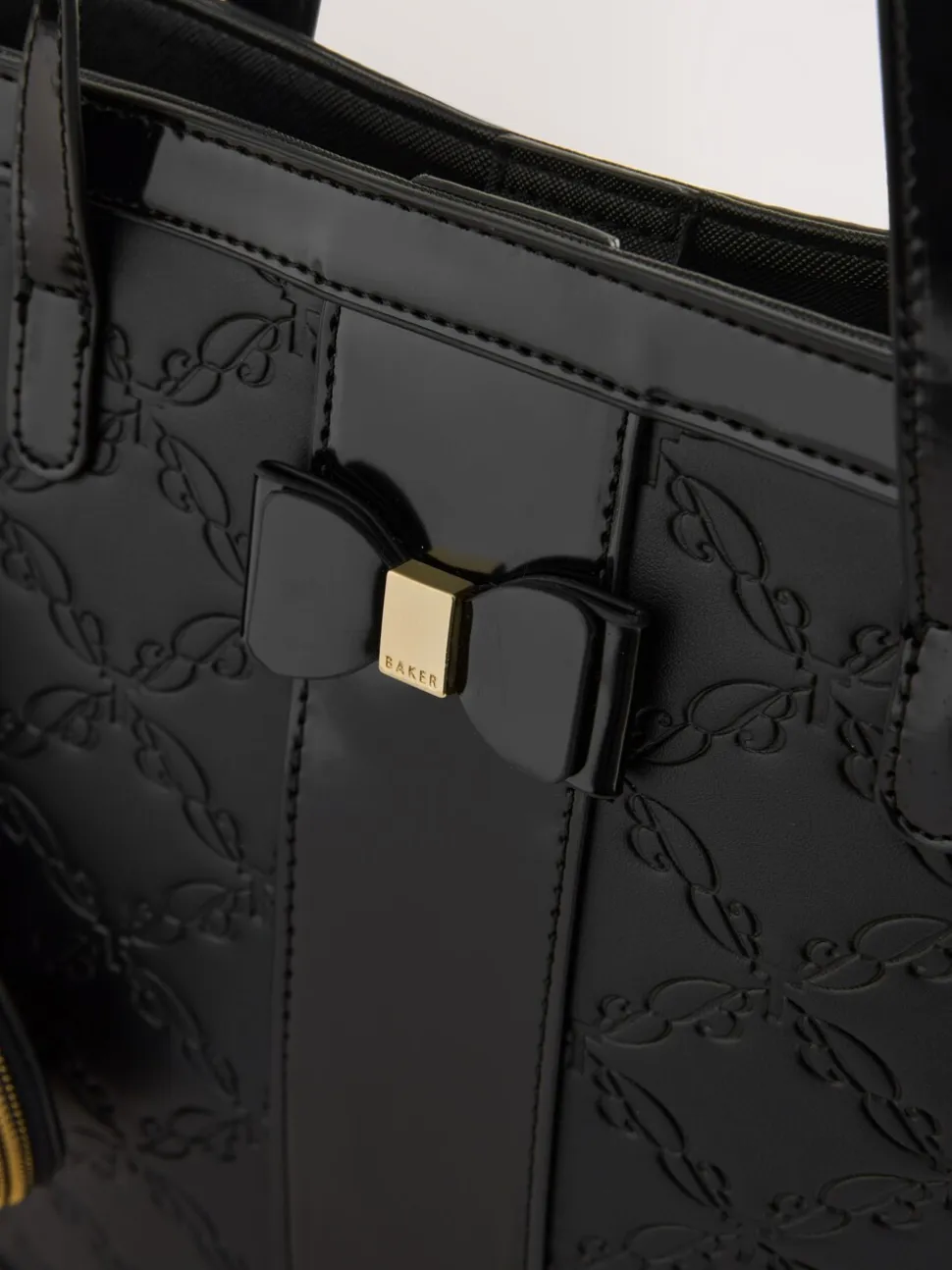 Zwart - Baker by Ted Baker Embossed PU Tote Bag