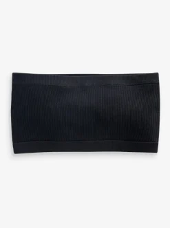 Zwart - Bandeau crop tops (7-16jr)