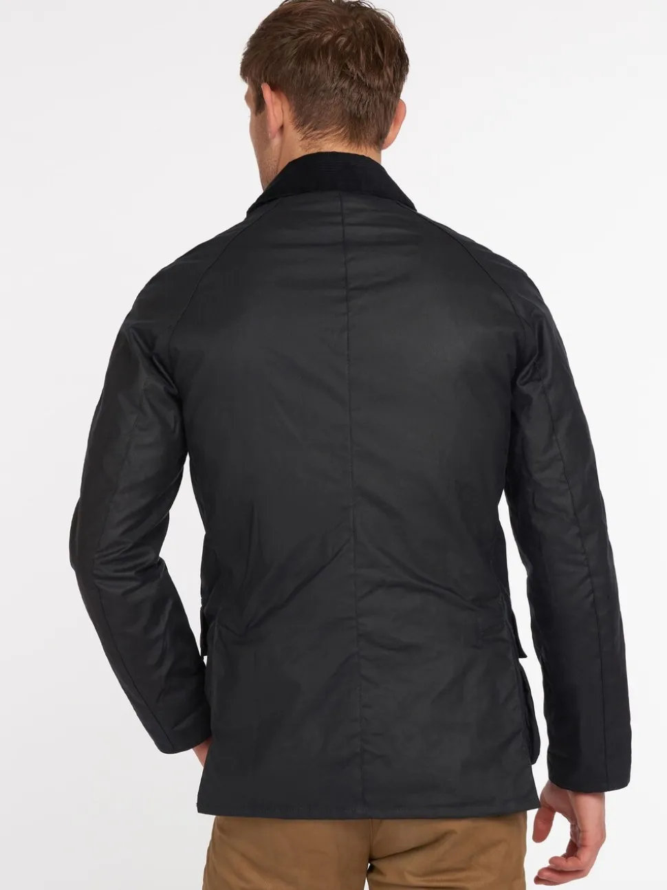 Zwart - Barbour® Ashby gewaxt jack