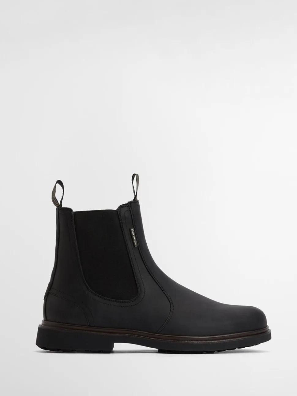 Zwart - Barbour® Hale leren Chelsea laars