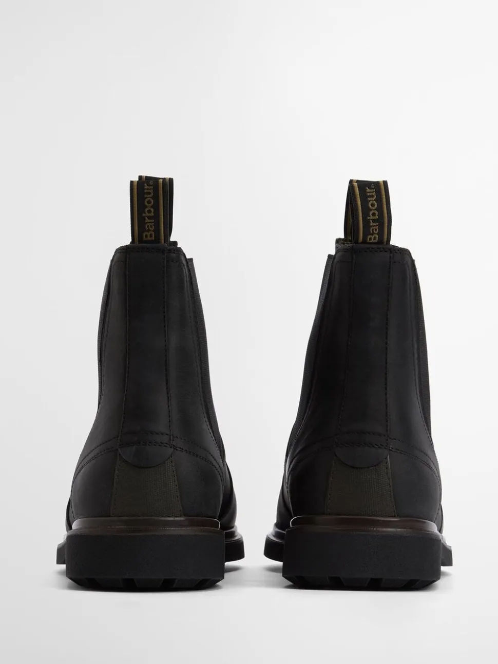 Zwart - Barbour® Hale leren Chelsea laars