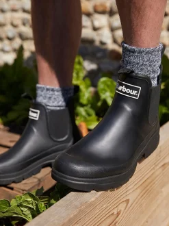 Zwart - Barbour® Nimbus Chelsea Wellington laarzen