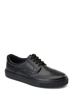 Zwart - Base London Clapton Brogue Trainer