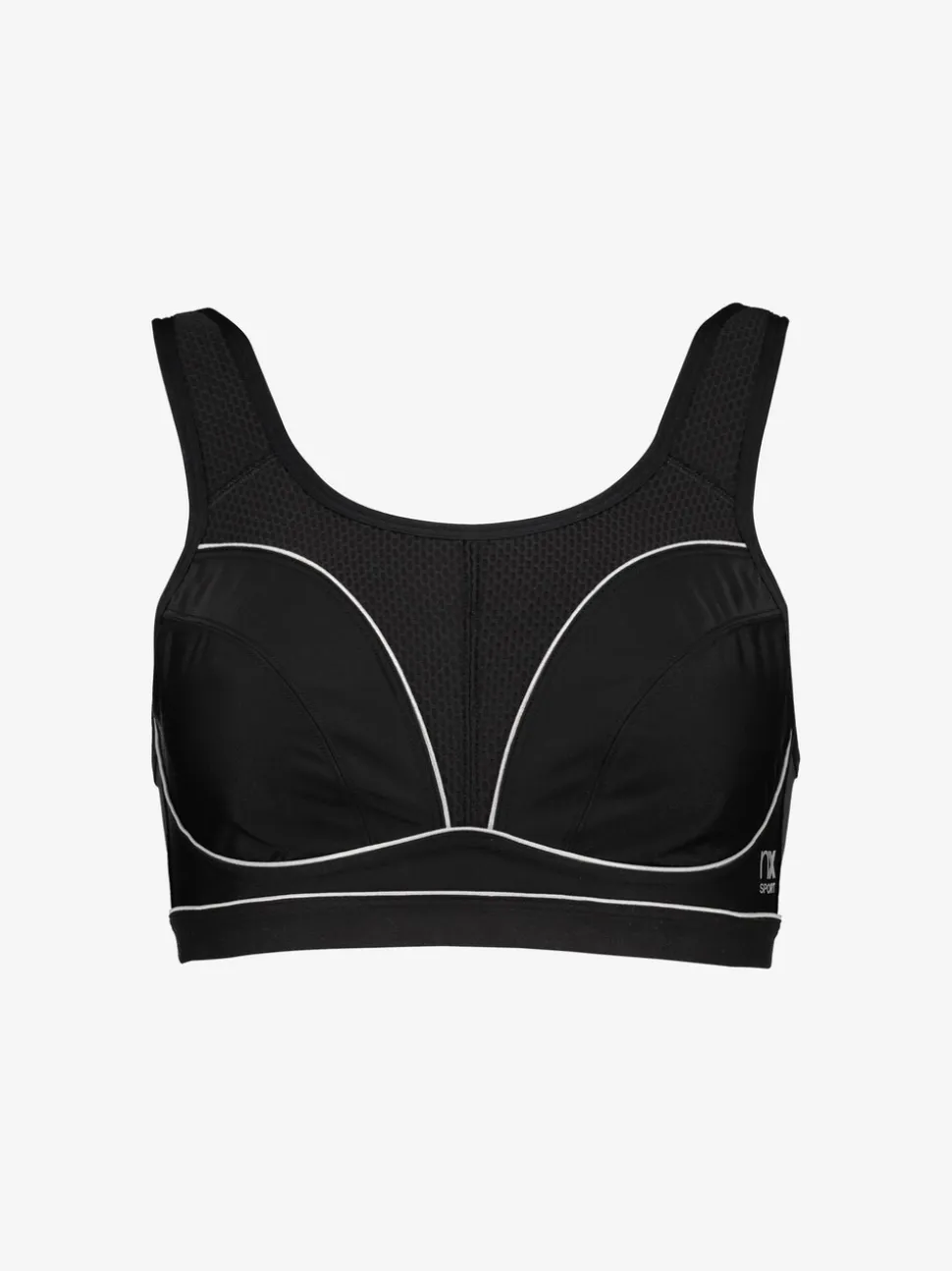 Zwart - B-G Active Sports hoge impact Dry Tech beha zonder vulling