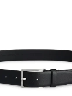 Zwart - BOSS Erman leren riem