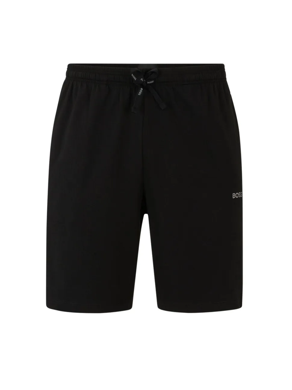 Zwart - BOSS Regular-Fit stretchy Short met Logo