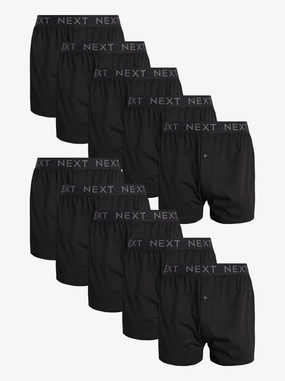 Zwart - Boxershorts met wijde pasvorm