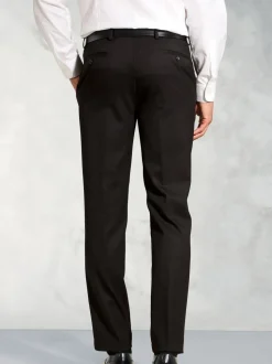 Zwart - Brook Taverner Flannel Trousers
