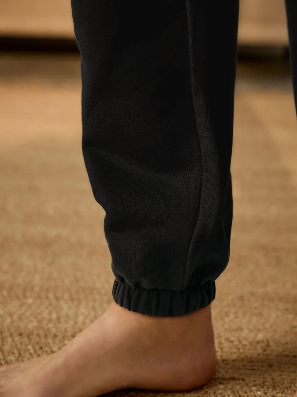 Zwart - Brushback Heavyweight Open Joggers