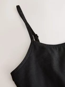 Zwart - Cami-vest met Built-in bh (9-16jr) (9-16jr)