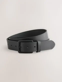 Zwart - Casual leren riem