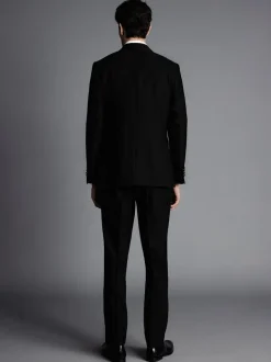 Zwart - Charles Tyrwhitt - Slim-fit dinercolbert met sjaalrevers