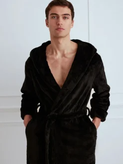 Zwart - Chelsea Peers - Fleece badjas