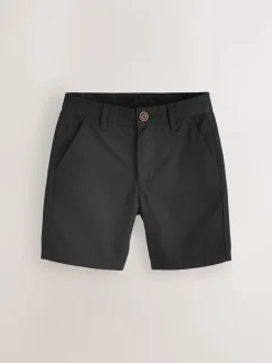 Zwart - Chinoshort (3-16 jr)