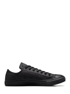Zwart - Converse leren Chuck Ox sneakers