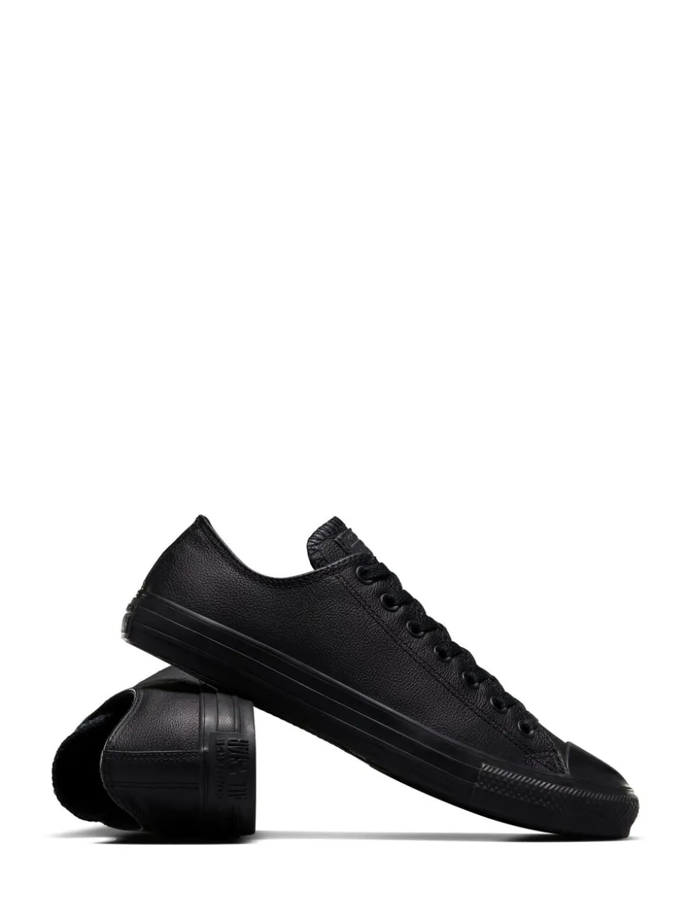 Zwart - Converse leren Chuck Ox sneakers