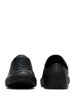 Zwart - Converse leren Chuck Ox sneakers