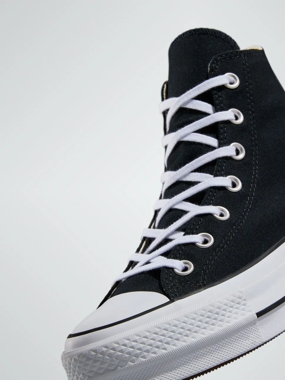 Zwart - Converse Lift - Bleke hoge sneakers met plateauzool