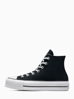 Zwart - Converse Lift - Bleke hoge sneakers met plateauzool