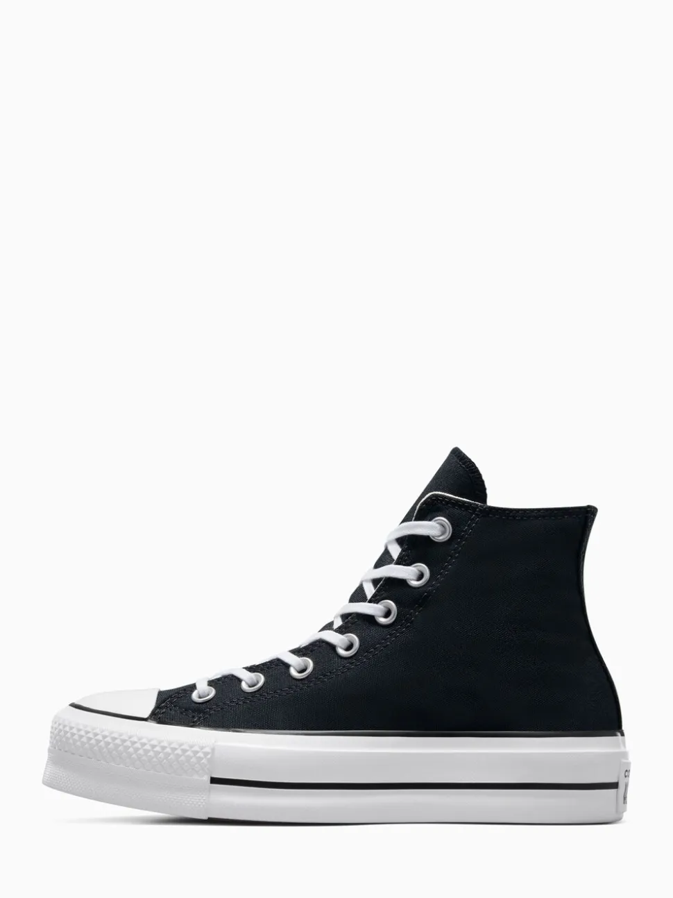 Zwart - Converse Lift - Bleke hoge sneakers met plateauzool