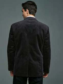 Zwart - Corduroy blazer
