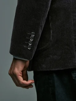 Zwart - Corduroy blazer