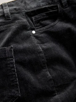 Zwart - Corduroy boot cut broek