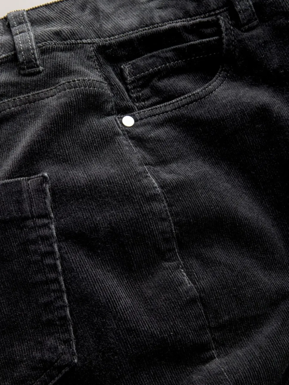 Zwart - Corduroy boot cut broek
