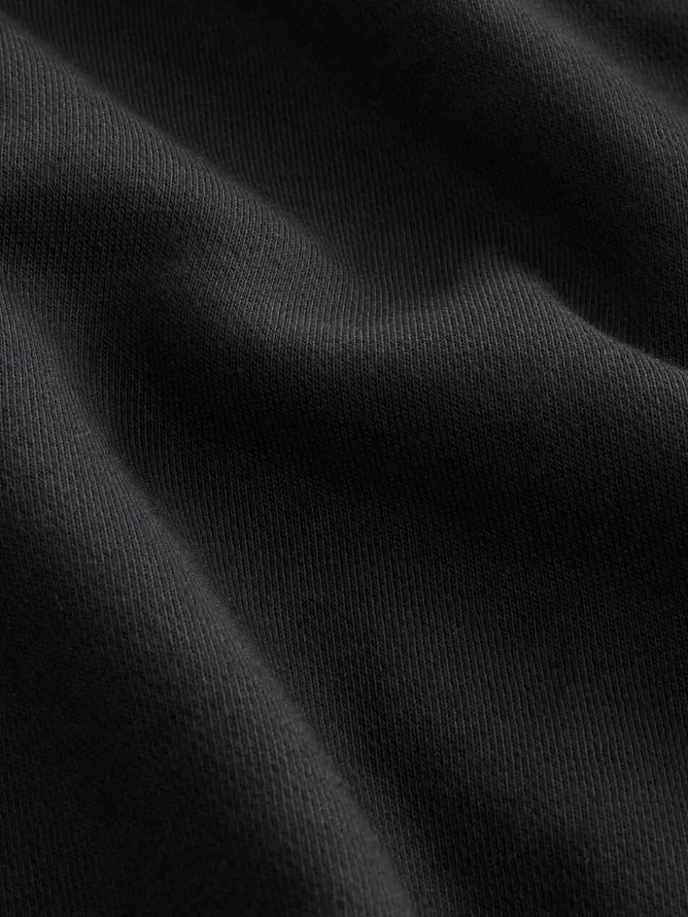 Zwart - Cotton Rich Heavyweight Jersey Full Zip Hoodie