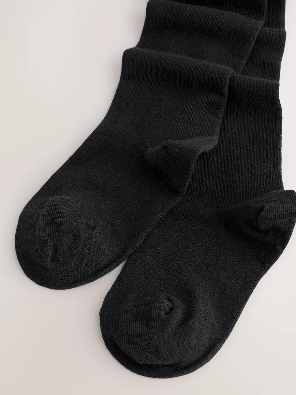 Zwart - Cotton Rich School Tights 3 Pack