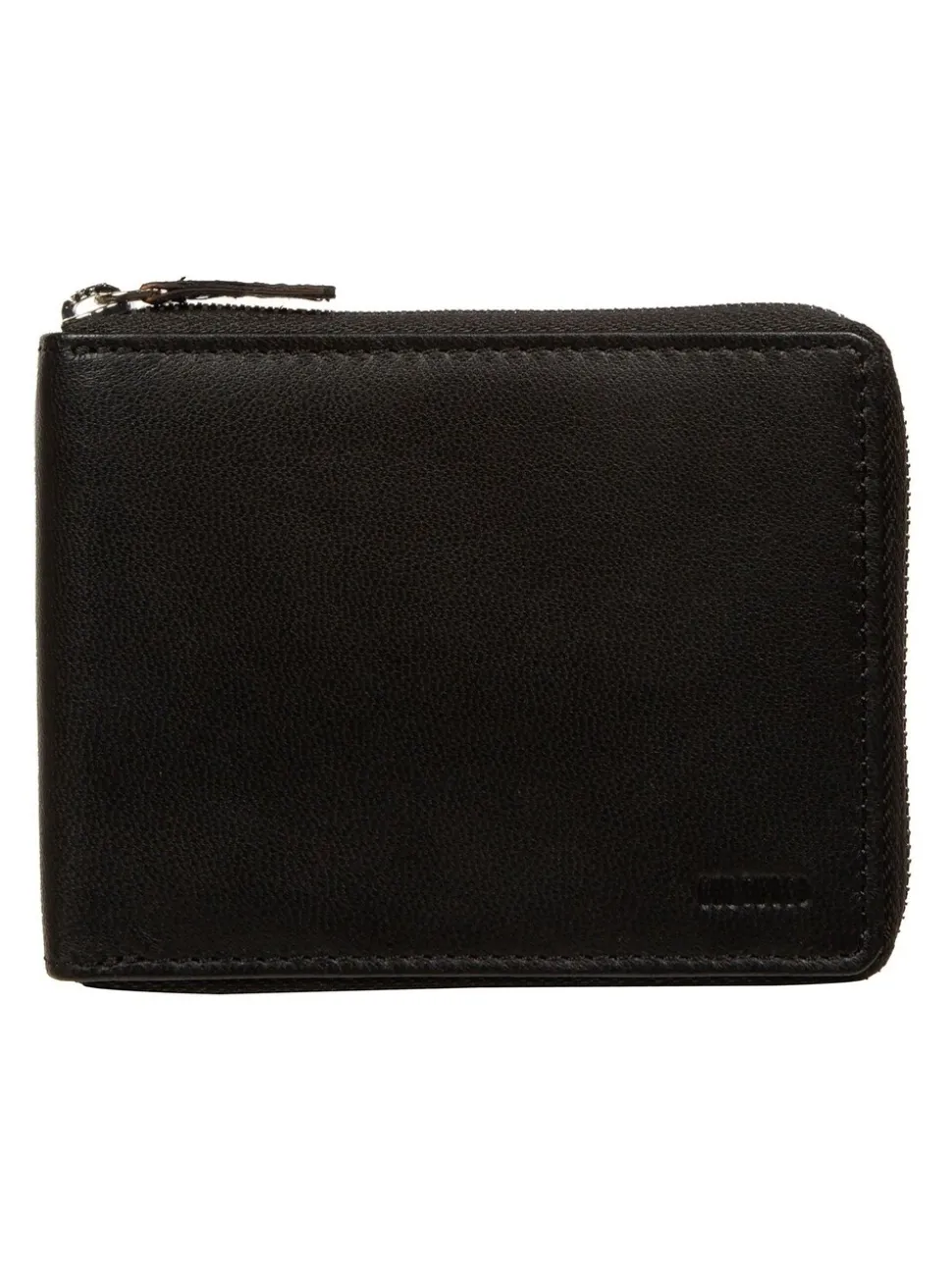 Zwart - Cultured London 'James' Leather Wallet