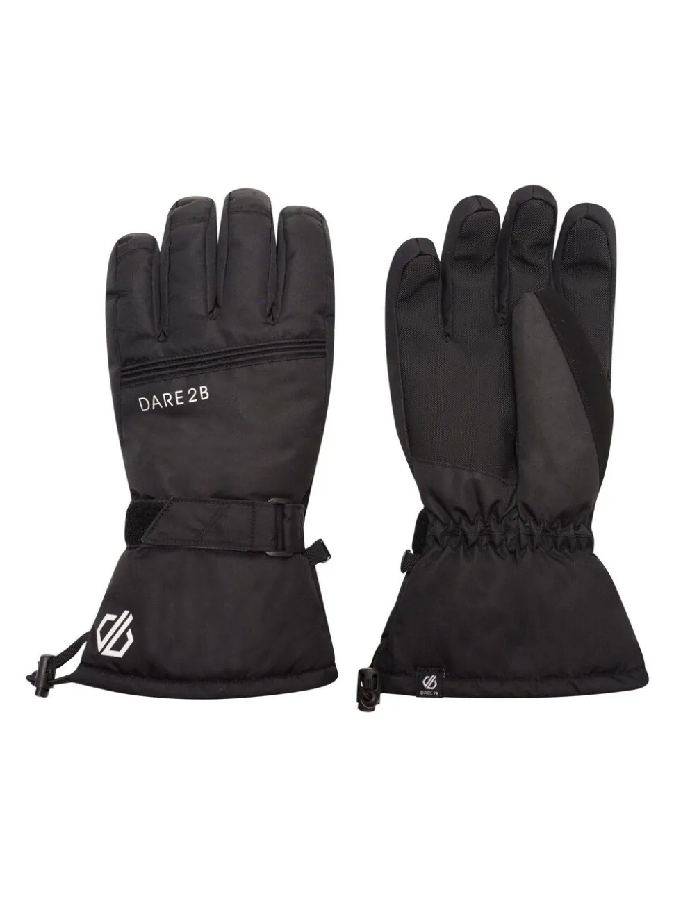 Zwart - Dare 2b Worthy waterdichte ski-handschoenen voor heren