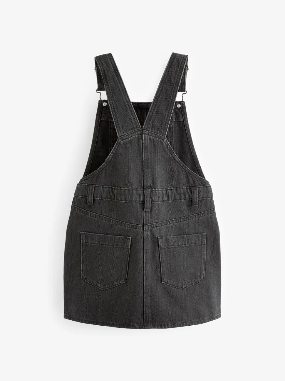 Zwart - Denim overgooier (3-16 jr)