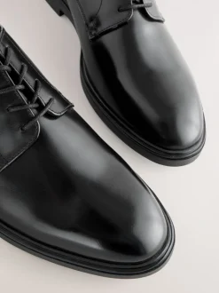 Zwart - Derby schoenen