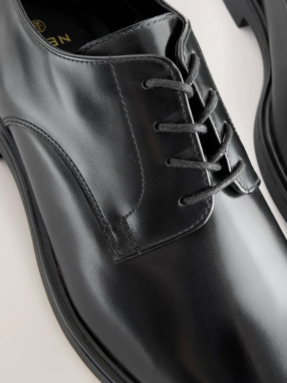 Zwart - Derby schoenen