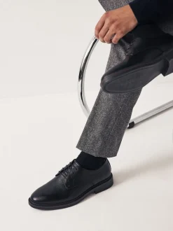 Zwart - Derby-schoenen met dikke zool
